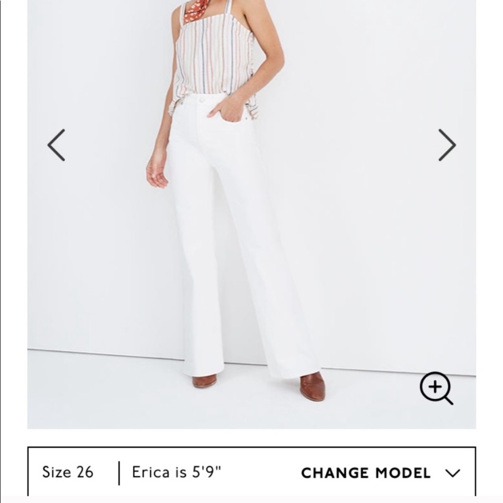 Madewell high rise flares, new with tags